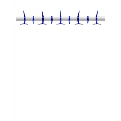 HANGER PORTE MANTEAUX MURAL 90 CM
